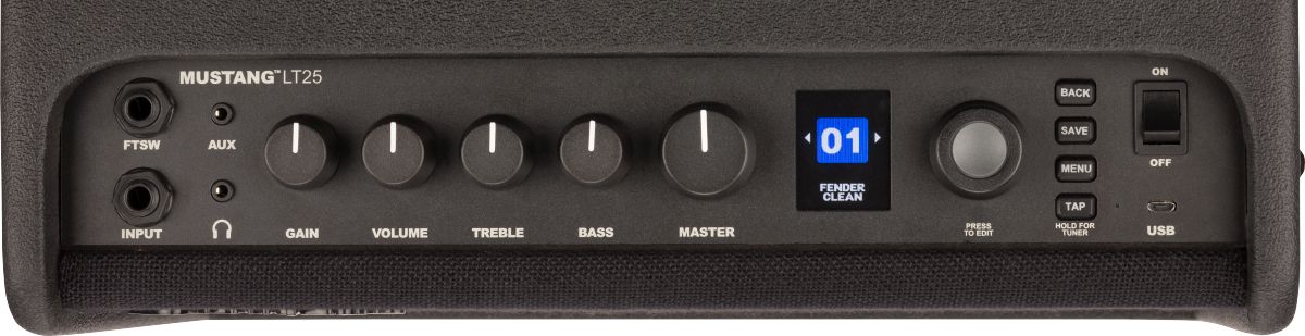 COMBO FENDER MUSTANG LT25 120V, Amplificador Guitarra