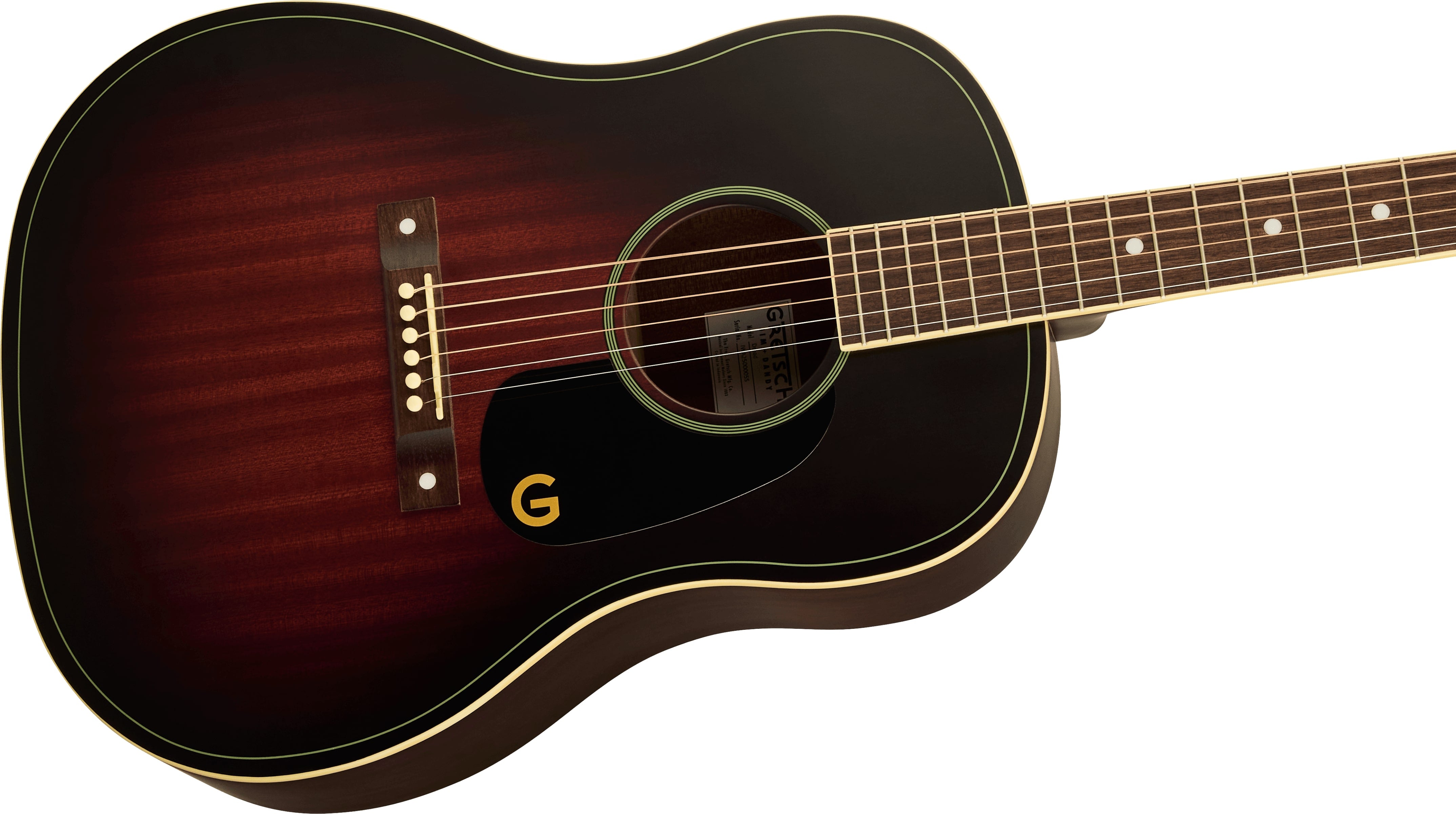 GRETSCH JIM DANDY DREADNOUGHT DEEP CHEERY BURST