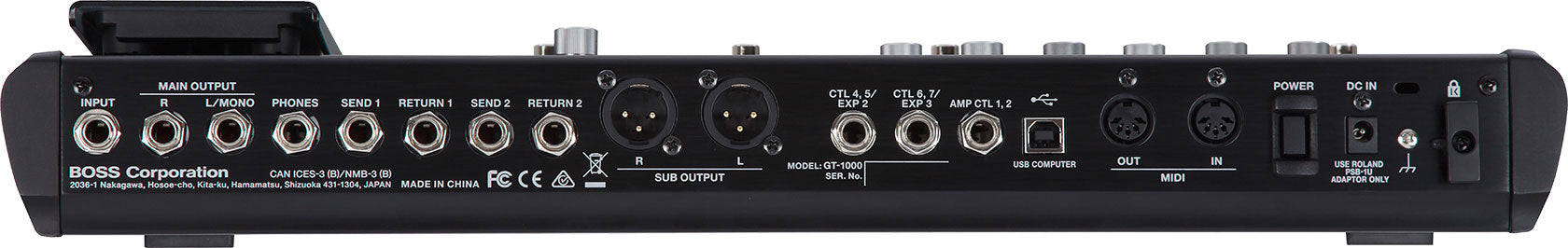 PEDALERA BOSS GT-1000