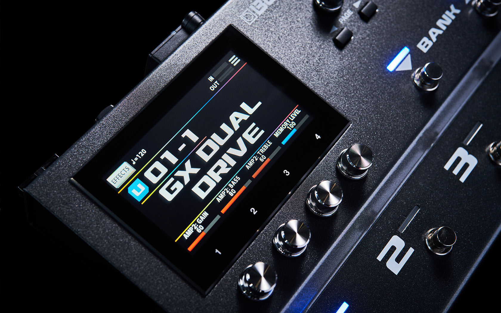 PEDALERA BOSS PROCESADOR DE EFECTOS GUIT/BAJO GX-100