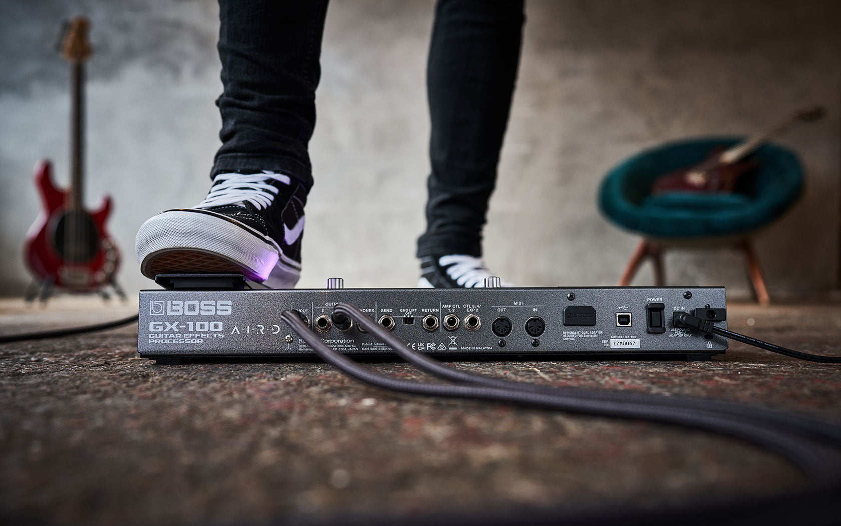 PEDALERA BOSS PROCESADOR DE EFECTOS GUIT/BAJO GX-100