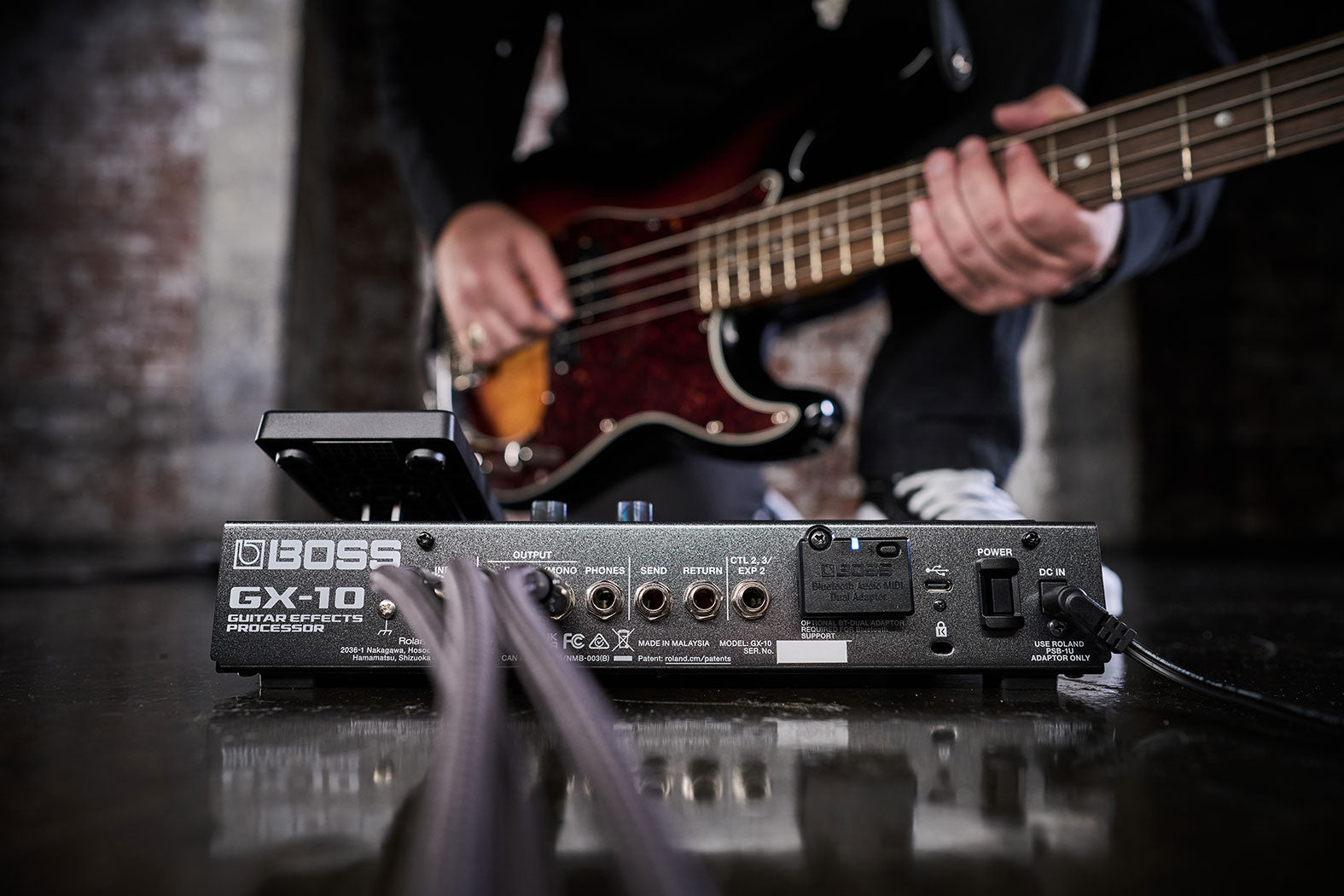 PEDALERA BOSS PROCESADOR DE EFECTOS GUIT/BAJO GX-10