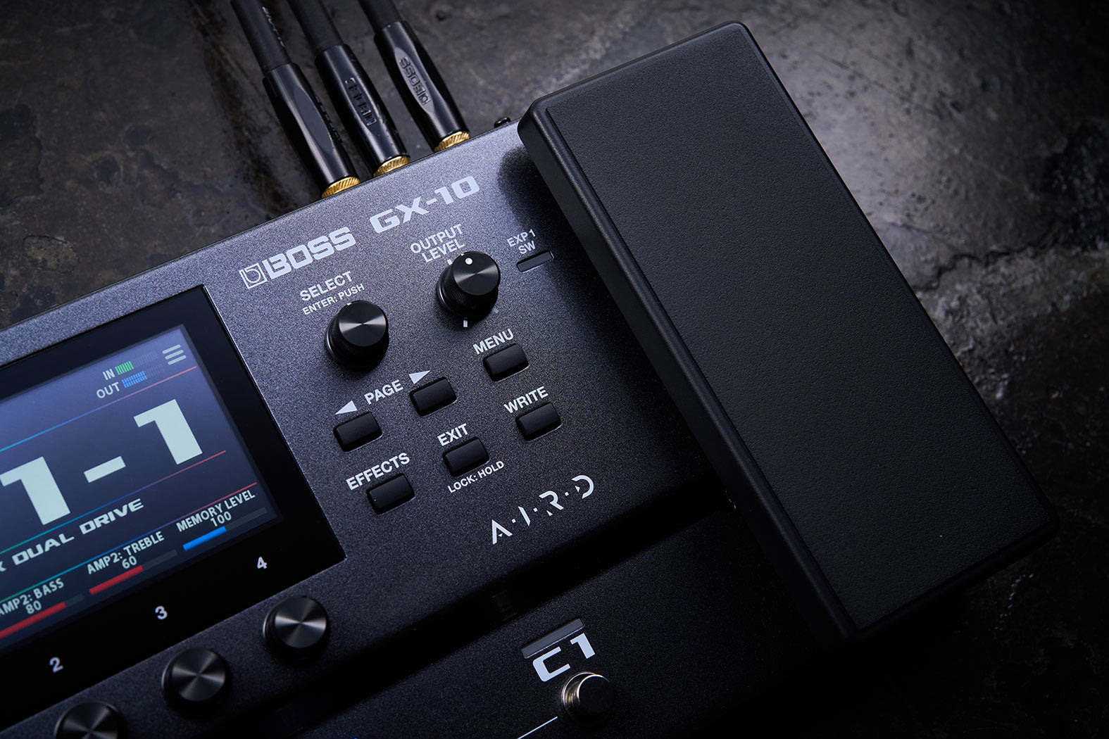 PEDALERA BOSS PROCESADOR DE EFECTOS GUIT/BAJO GX-10