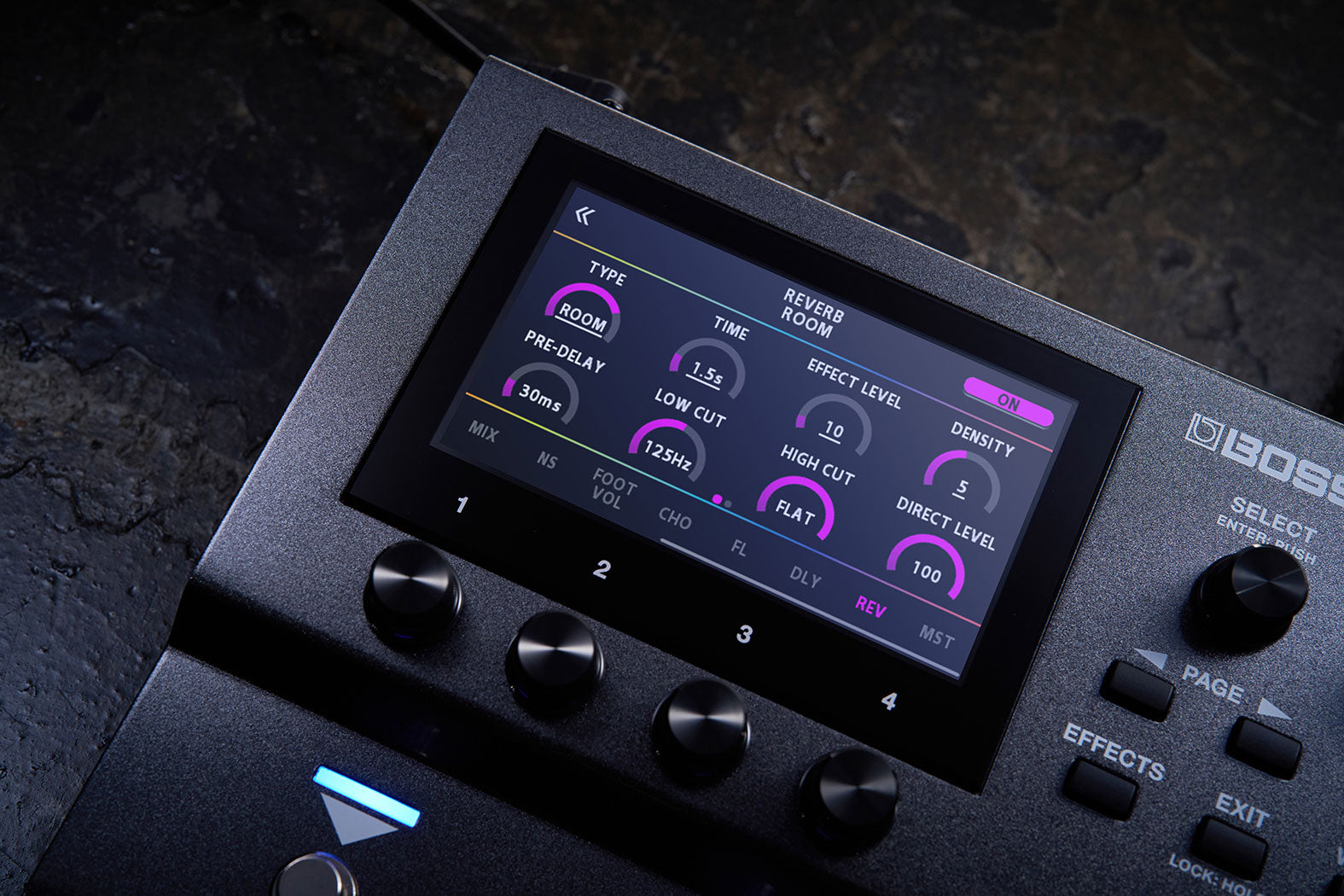 PEDALERA BOSS PROCESADOR DE EFECTOS GUIT/BAJO GX-10