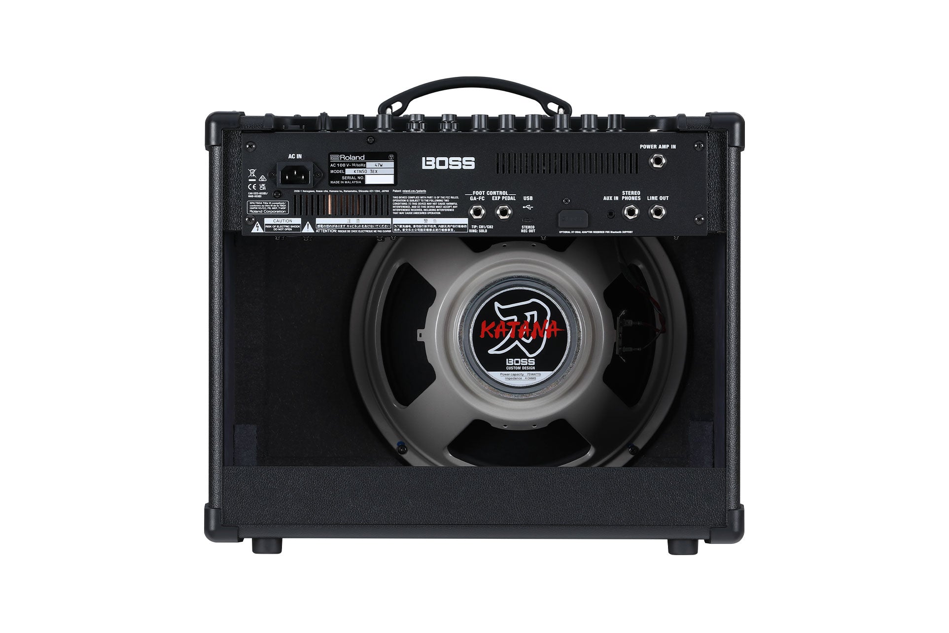 COMBO BOSS KATANA KTN50 3EX 50W, Amplificador