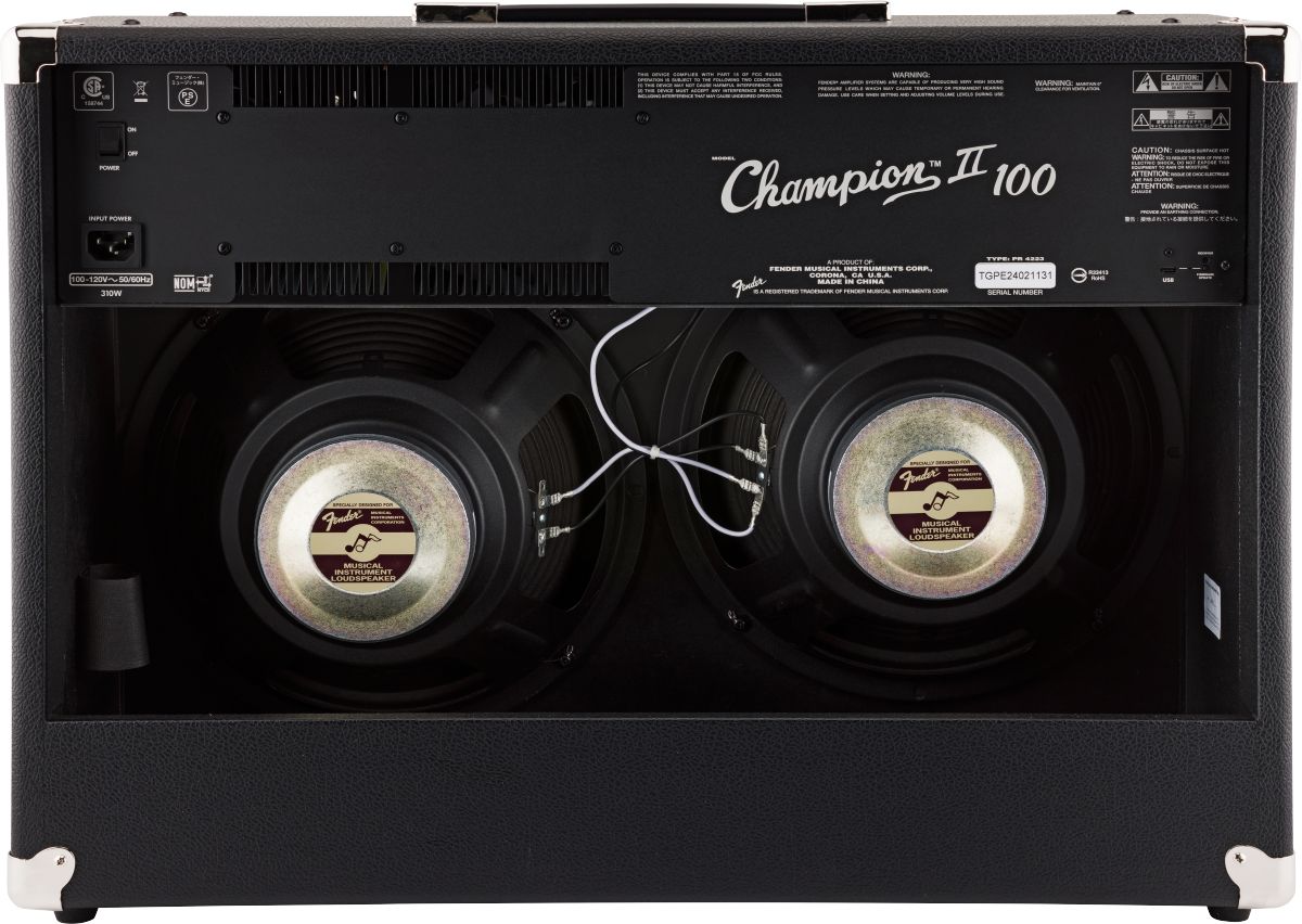 COMBO FENDER CHAMPION 100, Amplificador