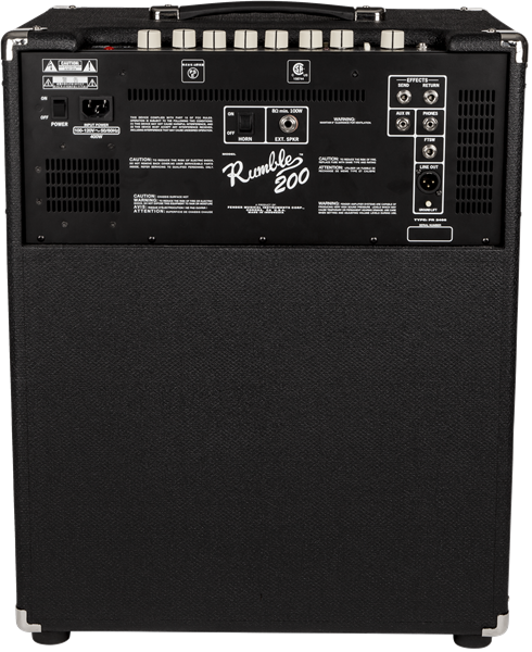 COMBO FENDER RUMBLE 200 V3 120V, Amplificador