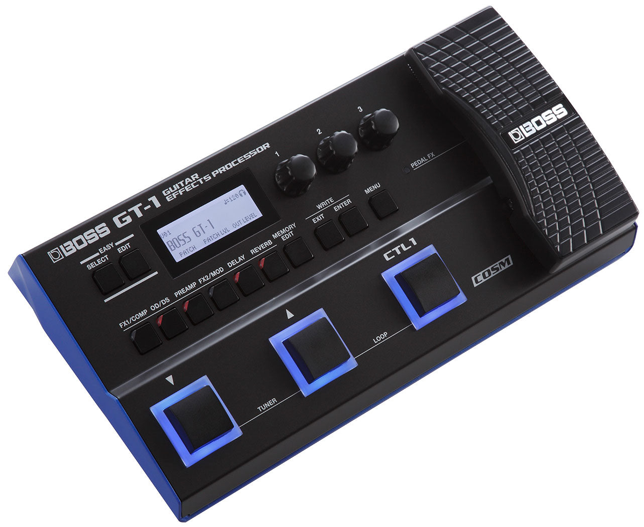 GT-1 BOSS MULTIEFECTOS, Pedal