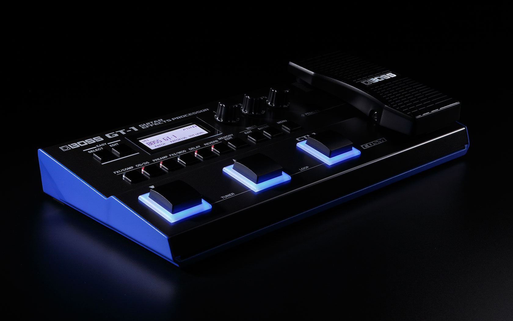 GT-1 BOSS MULTIEFECTOS, Pedal