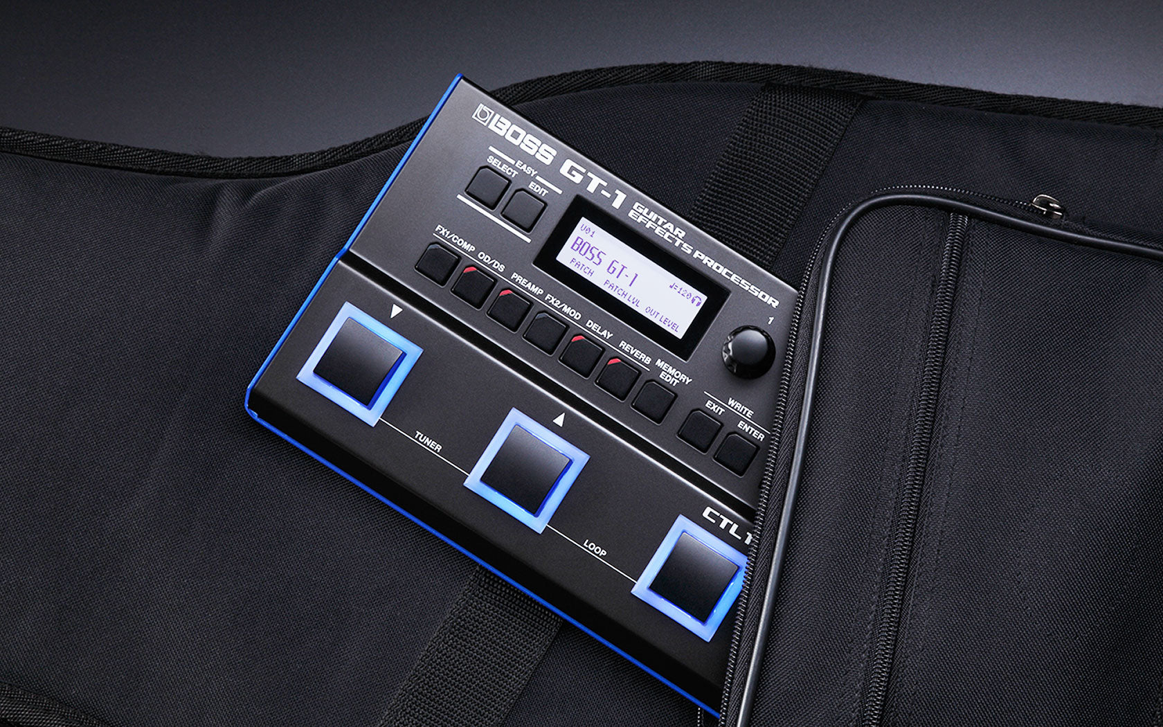 GT-1 BOSS MULTIEFECTOS, Pedal