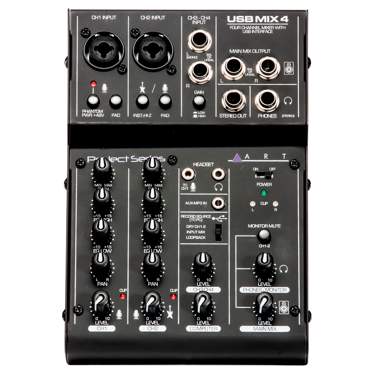 INTERFAZ A.R.T. 4 CANALES MOD. USB MIX4