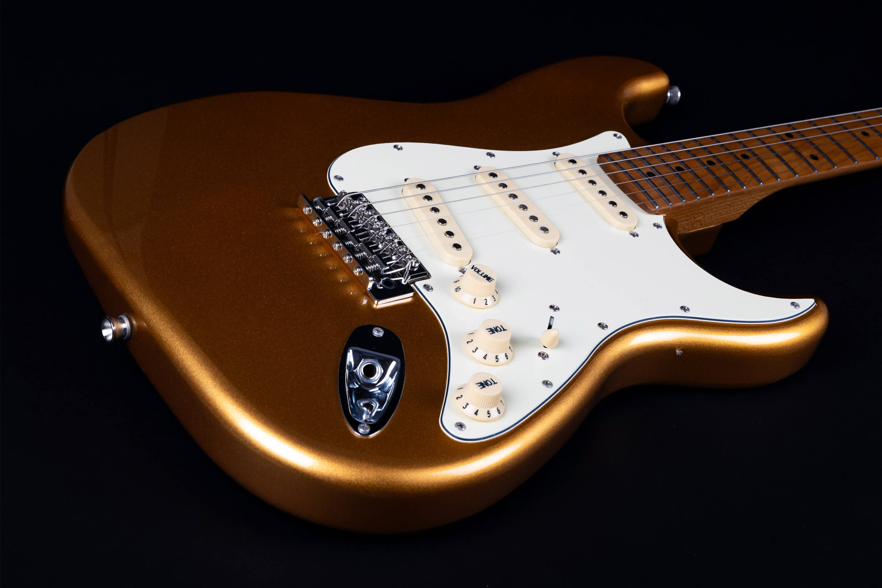 JET GUITARS STRAT. SSS GOLD JS300GLD, Guitarra Eléctrica