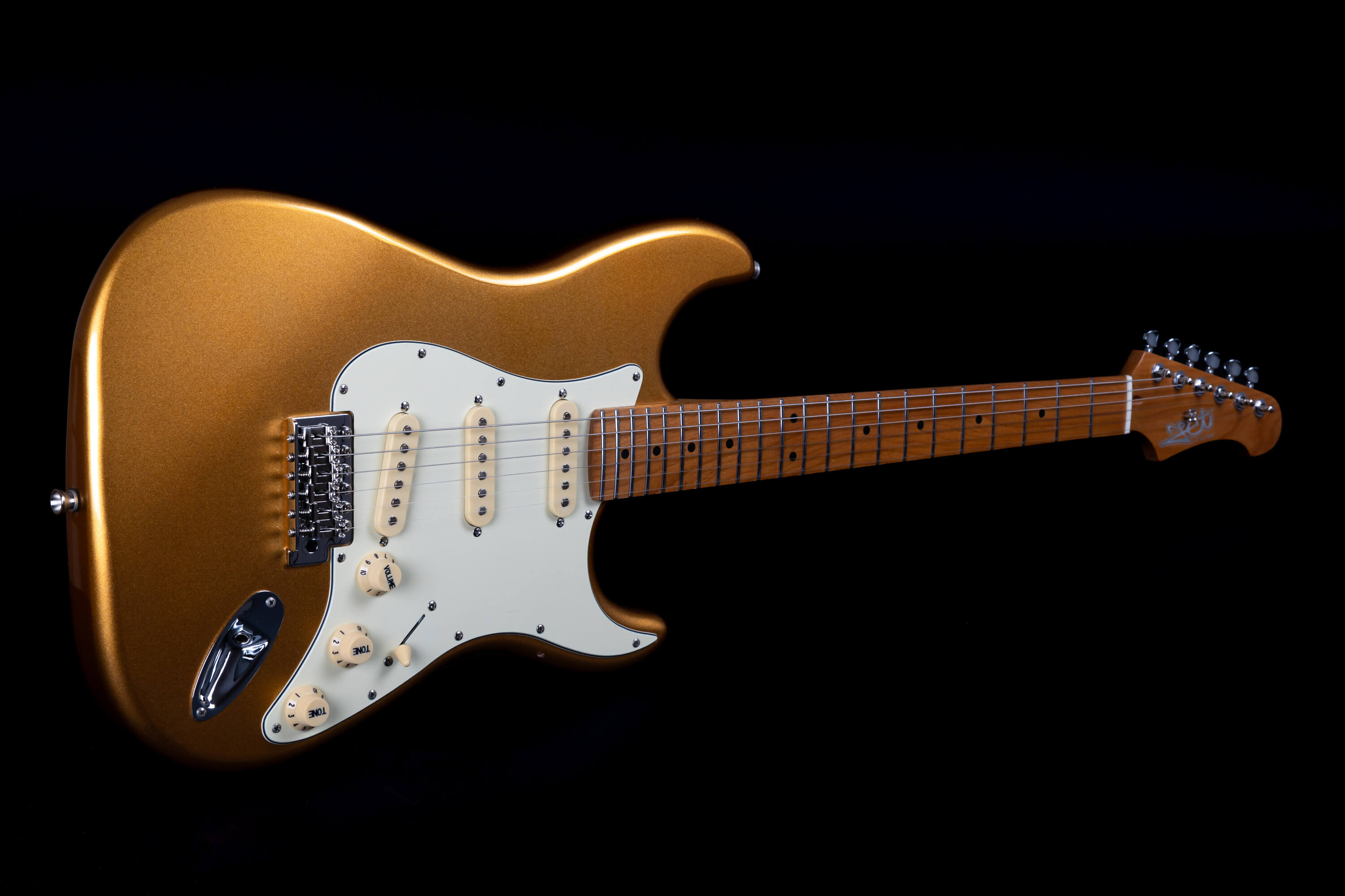 JET GUITARS STRAT. SSS GOLD JS300GLD, Guitarra Eléctrica