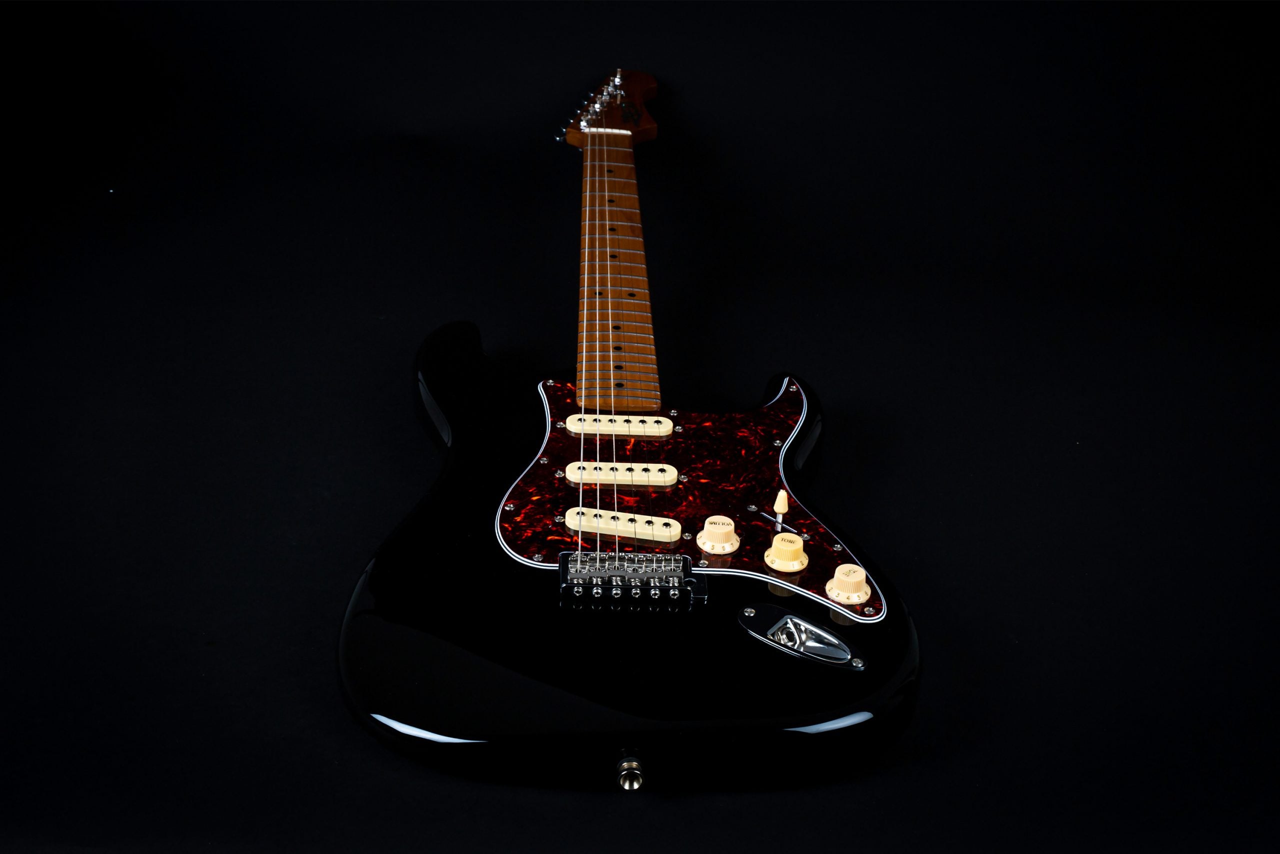 JET GUITARS STRAT. SSS BLACK JS300BAC, Guitarra Eléctrica