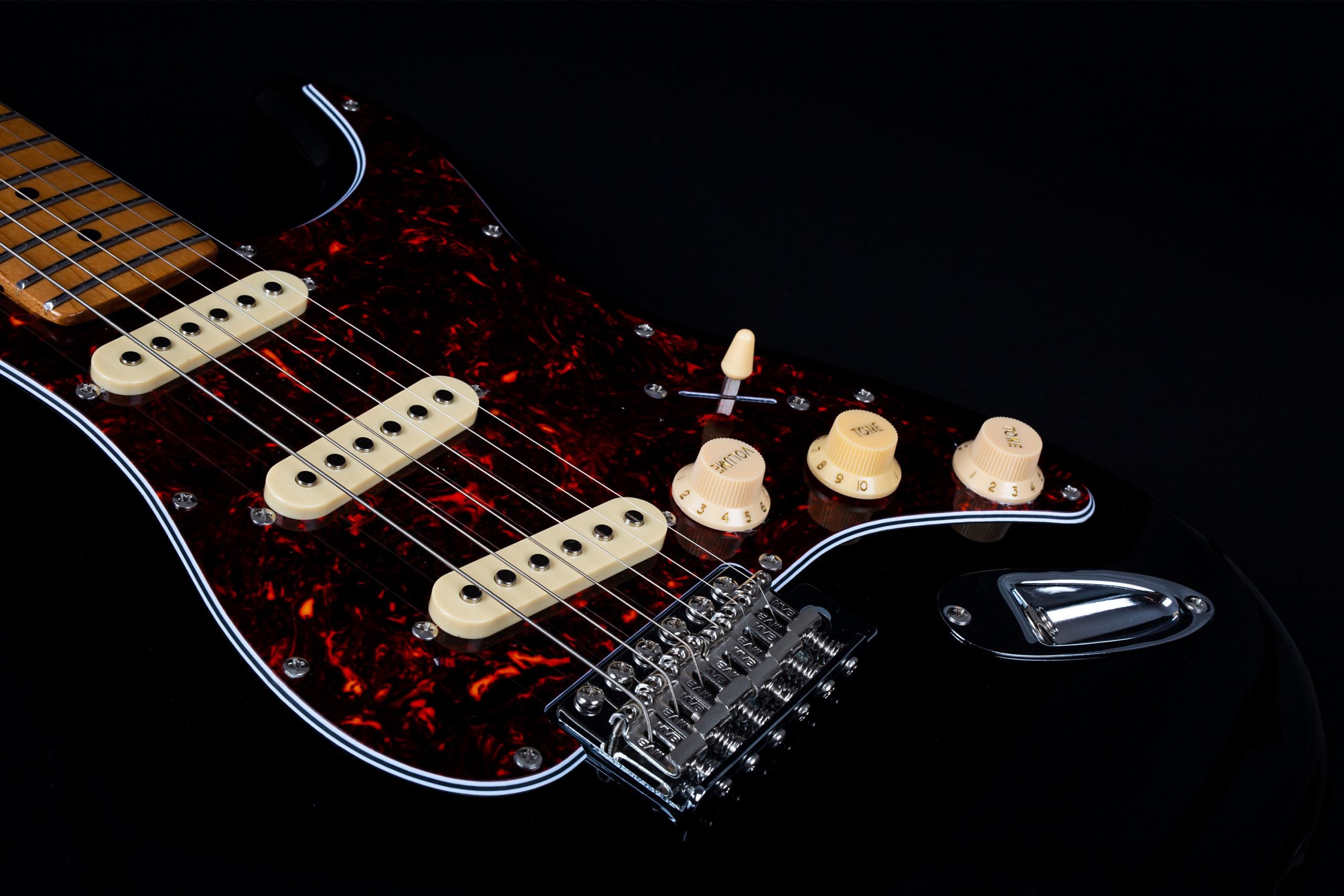 JET GUITARS STRAT. SSS BLACK JS300BAC, Guitarra Eléctrica
