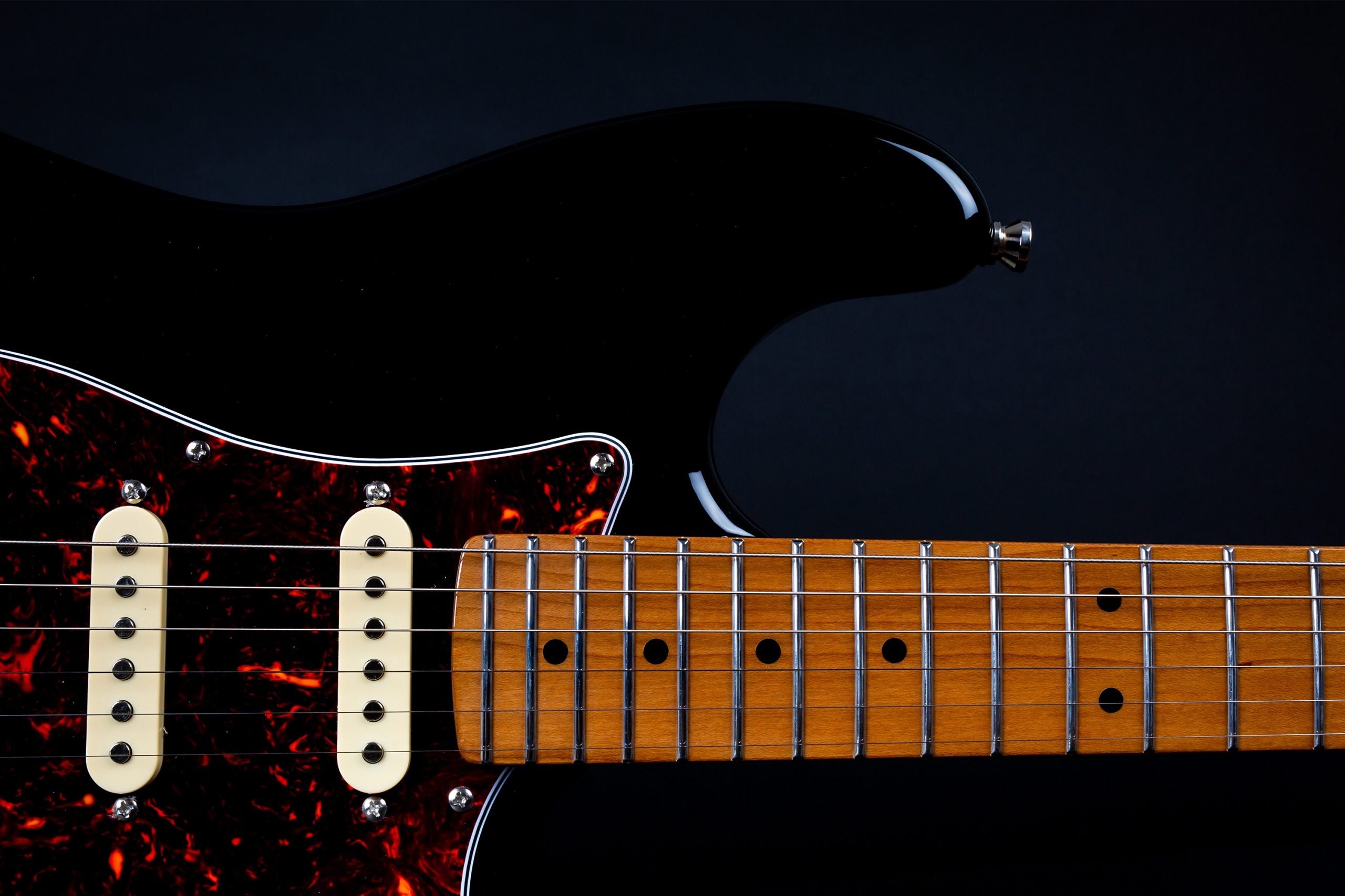 JET GUITARS STRAT. SSS BLACK JS300BAC, Guitarra Eléctrica