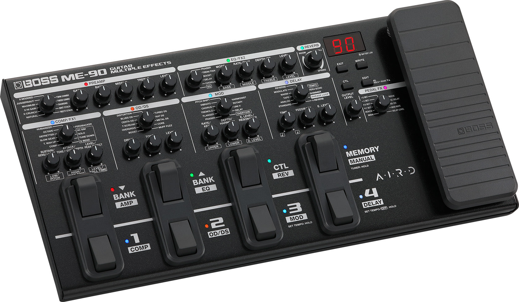 ME-90 BOSS MULTIEFECTOS, Pedal