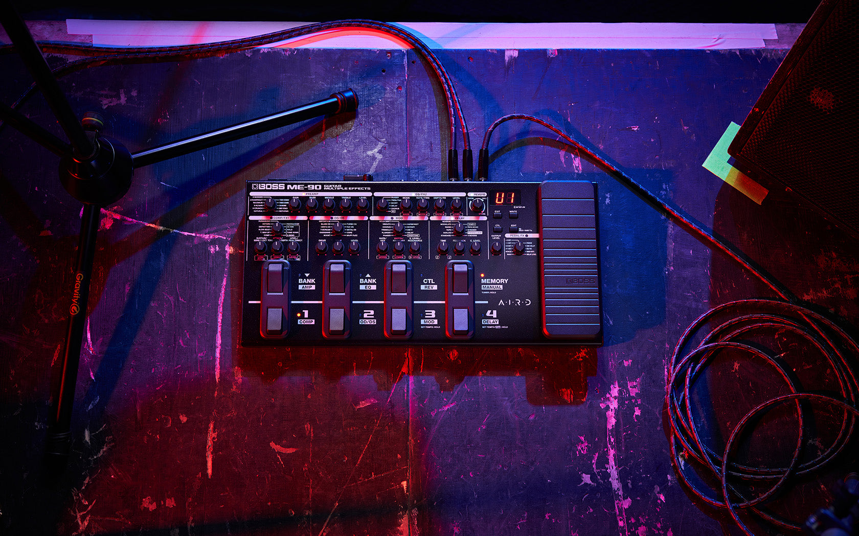 ME-90 BOSS MULTIEFECTOS, Pedal