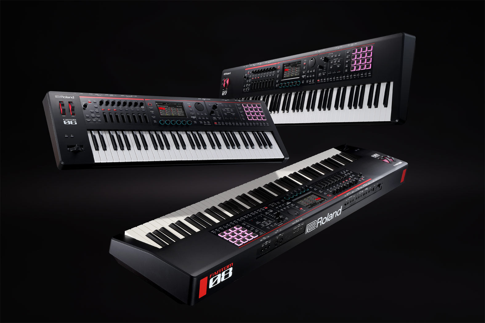 TECLADO SINTETIZADOR ROLAND FANTOM-08
