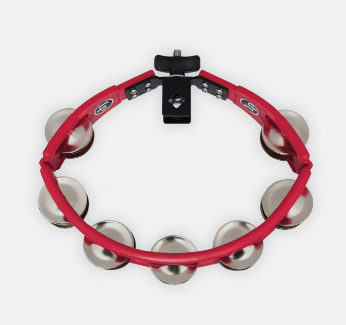 PANDERO LP ''CYCLOPS'', MONTABLE, ACERO, ROJO (PARA BATERIA)