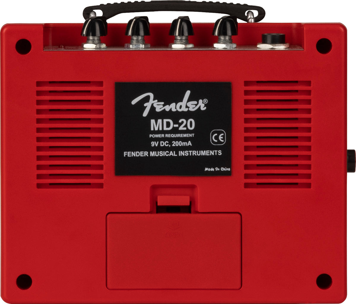 Combo Fender Mini Deluxe Amp Red, Amplificador