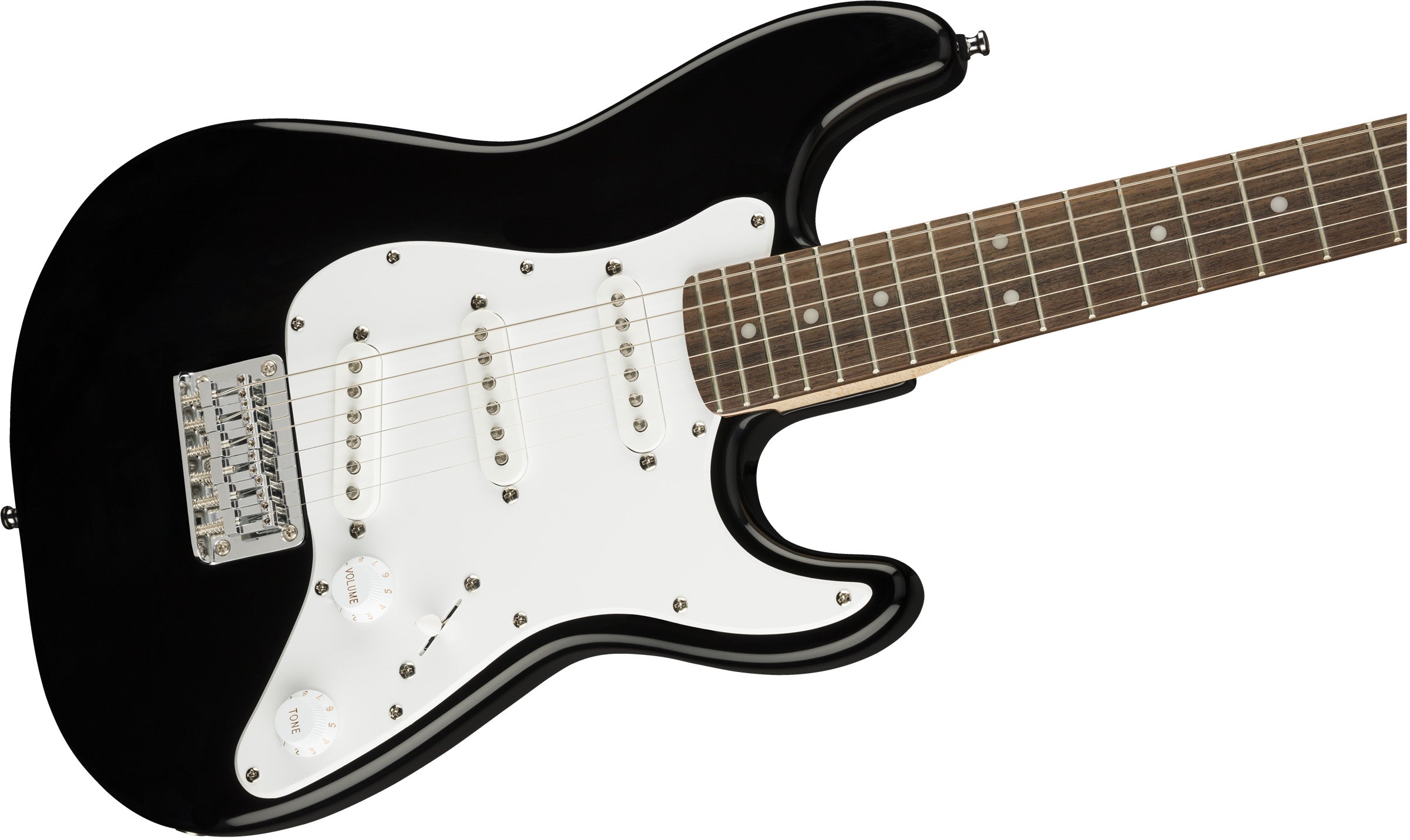 Mini Stratocaster®, Laurel Fingerboard, Black, Guitarra Eléctrica