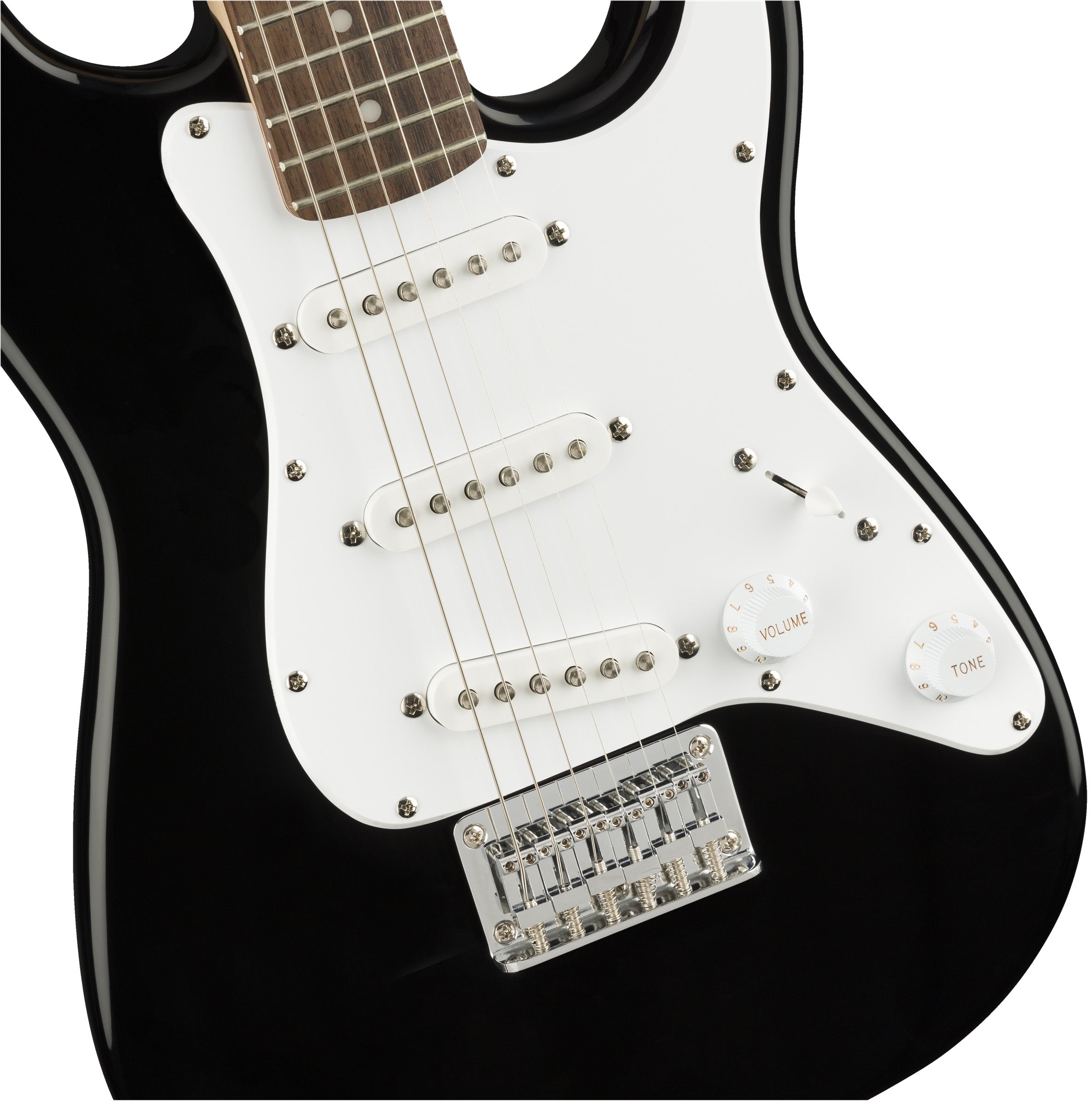 Mini Stratocaster®, Laurel Fingerboard, Black, Guitarra Eléctrica