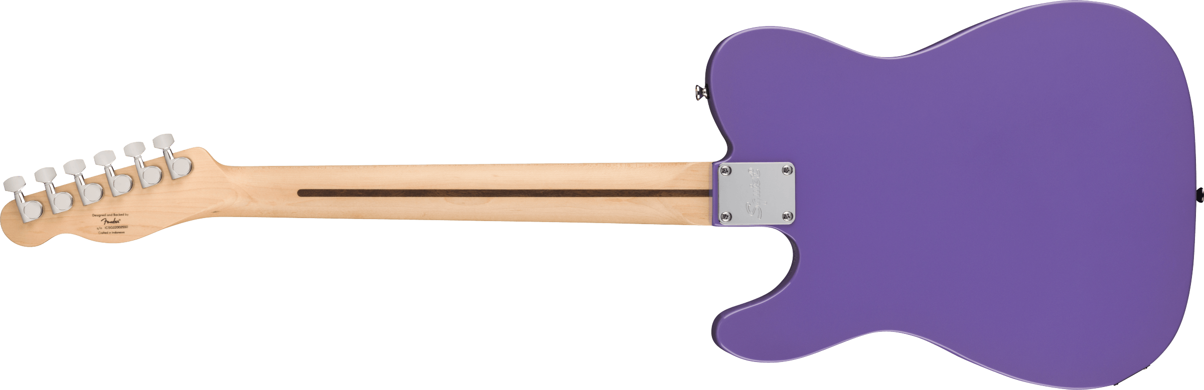 Squier Sonic® Esquire® H, Laurel Fingerboard, Black Pickguard, Ultraviolet, Guitarra Eléctrica