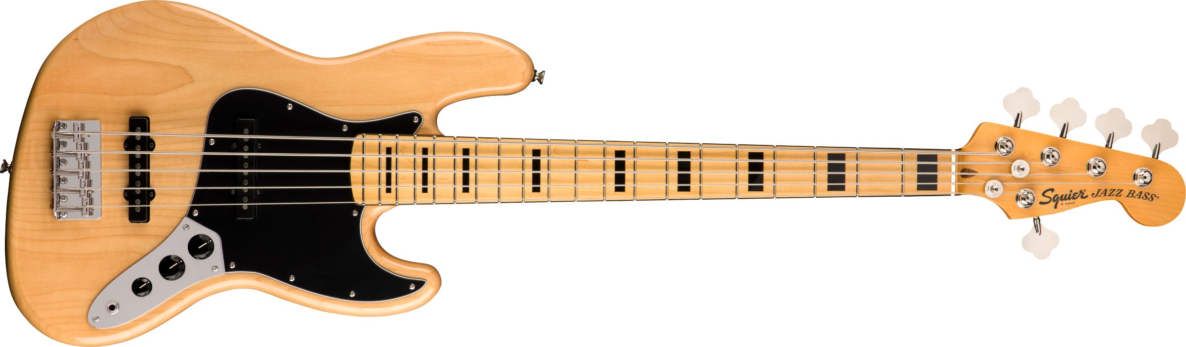 SQUIER CLASSIC VIBE 70S JAZZ BASS V NATURAL, Bajo Eléctrico