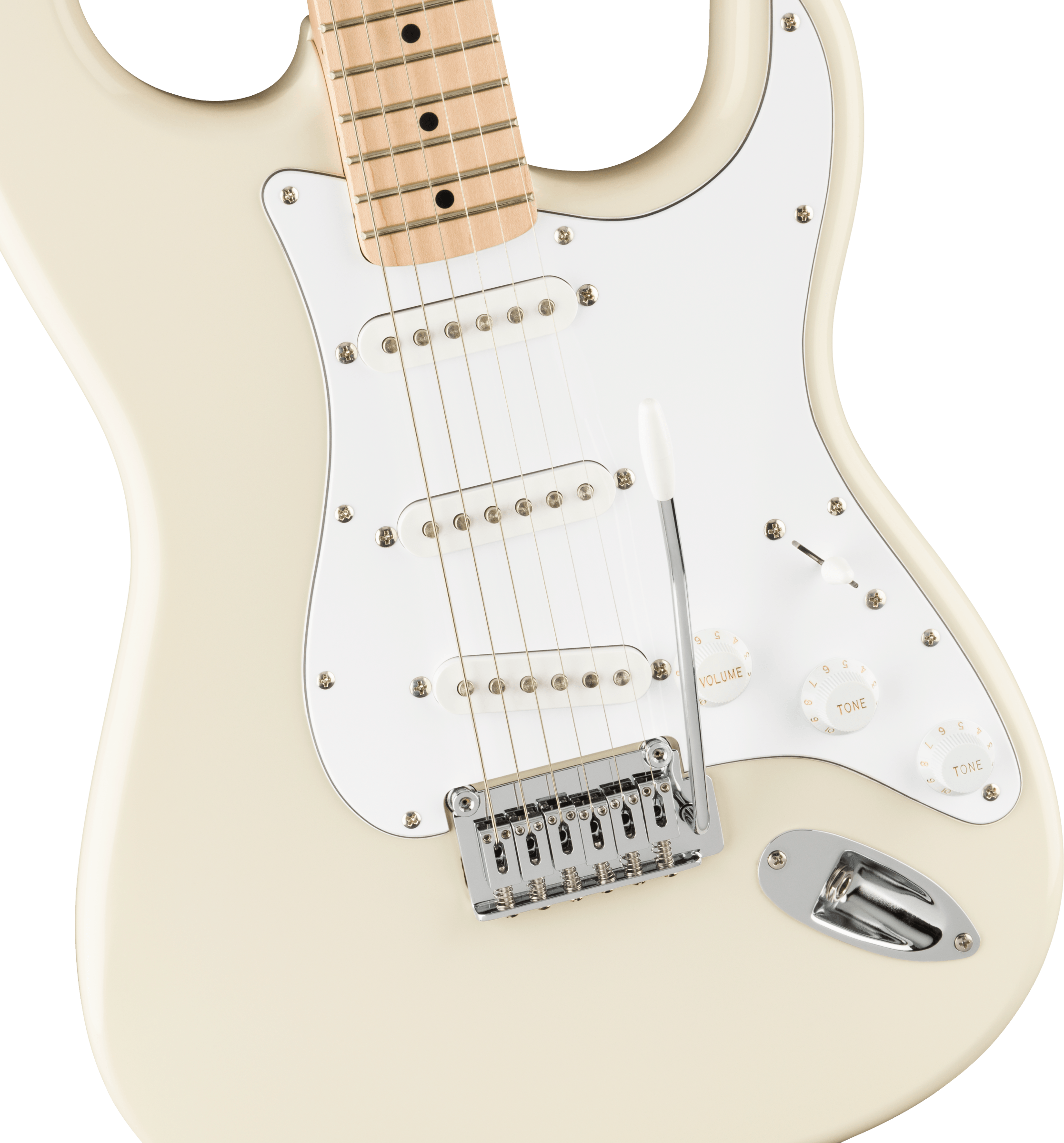 Affinity Series™ Stratocaster®, Maple Fingerboard, White Pickguard, Olympic White,Guitarra Eléctrica