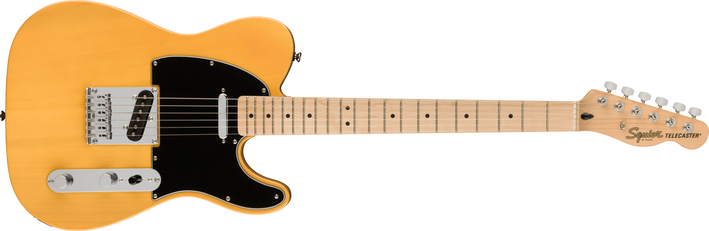 Affinity Series™ Telecaster®, Maple Fingerboard, Black Pickguard, Butterscotch Blonde, Guitarra Eléctrica