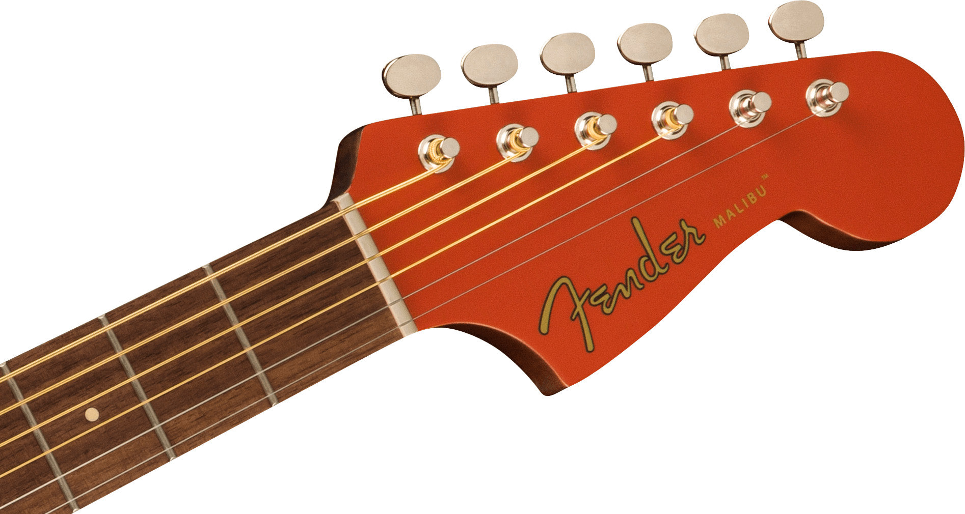 Fender Malibu Player Fiesta Red White Pickguard, Guitarra Electroacústica