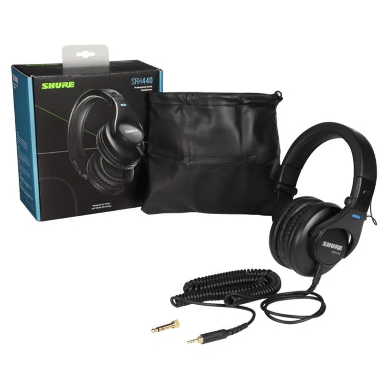 Audifonos Pro Shure para Estudio Srh440-Bk