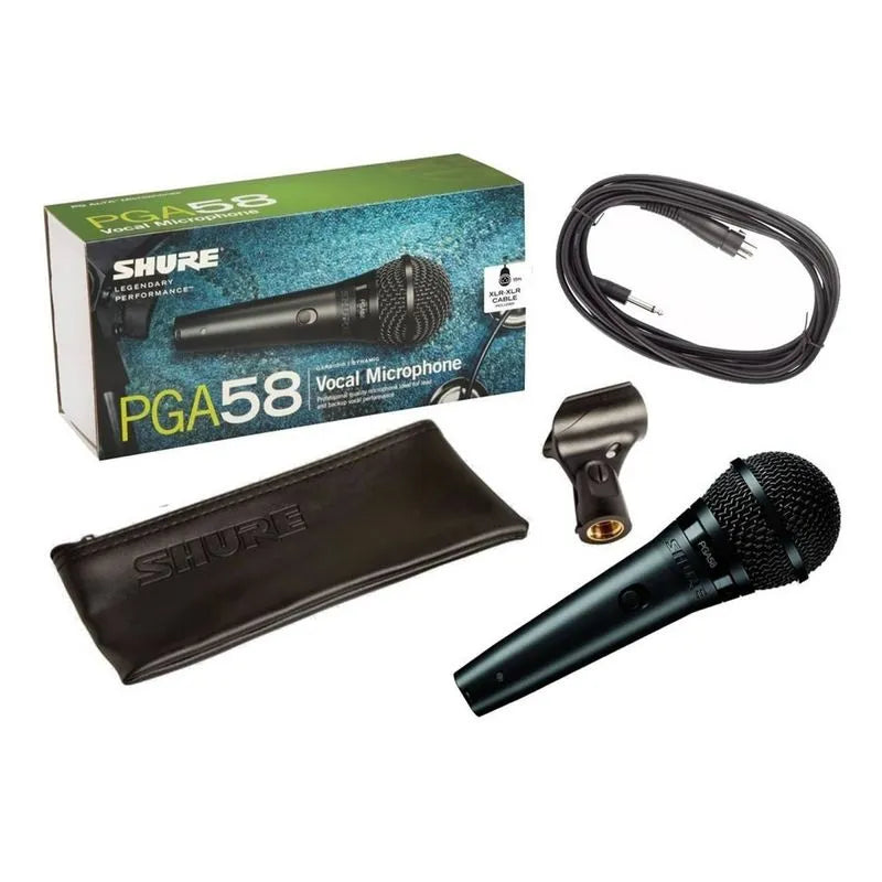 Micrófono Shure Vocal Dina Card Pga58-Xlr