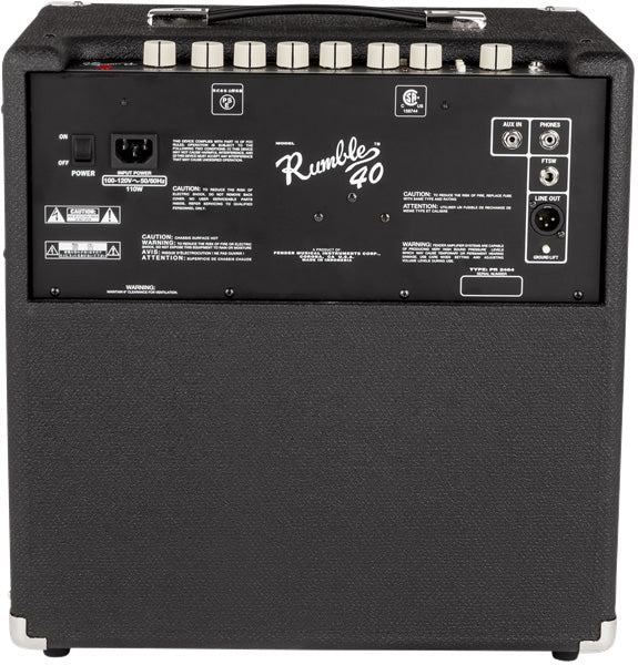 Combo Fender Rumble 40 V3 120V, Amplificador