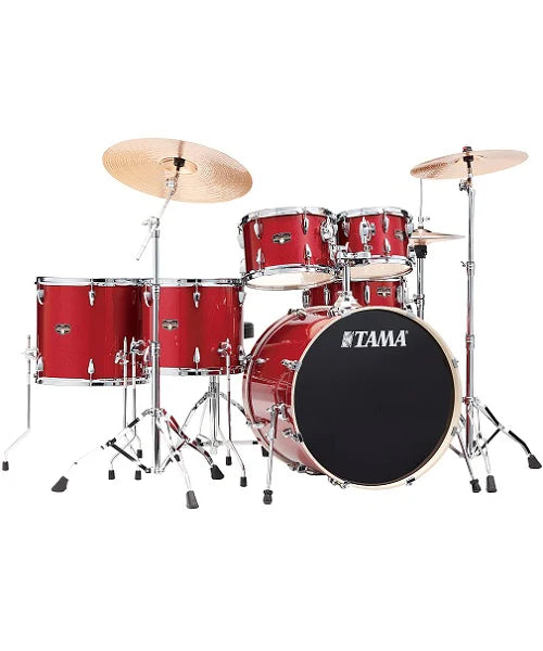 Bateria Tama Imperialstar 6Pzas. Rojo Metalico Atriles/Banco