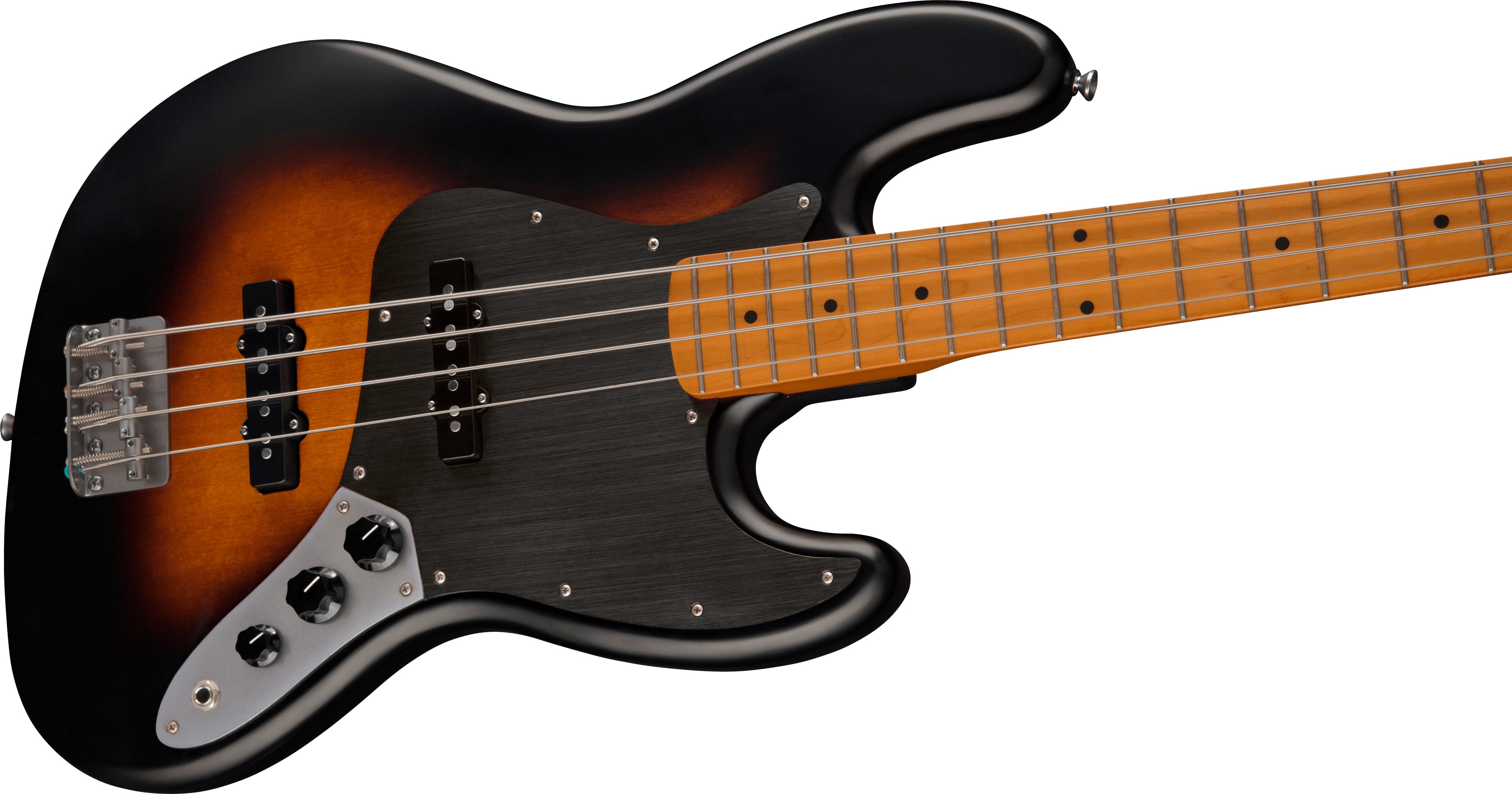 40Th Anniversary Jazz Bass, Vintage Edition, Maple Fingerboard, Black Anodized Pickguard, Satin Wide 2-Color Sunburst, Bajo Eléctrico