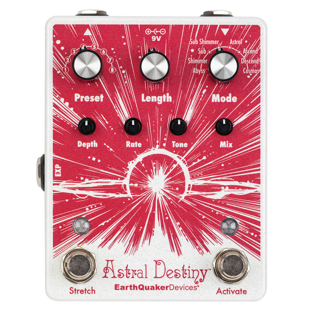 Pedal Earthquaker Astral Destiny Octal Octave Reverb Odyssey