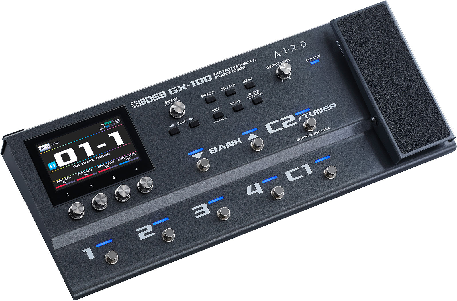PEDALERA BOSS PROCESADOR DE EFECTOS GUIT/BAJO  GX-100
