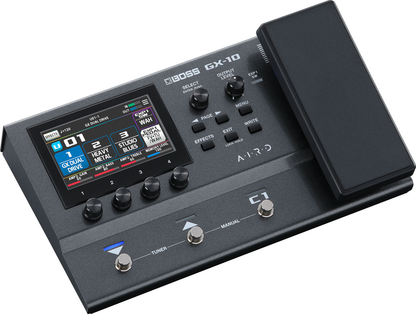 PEDALERA BOSS PROCESADOR DE EFECTOS GUIT/BAJO GX-10