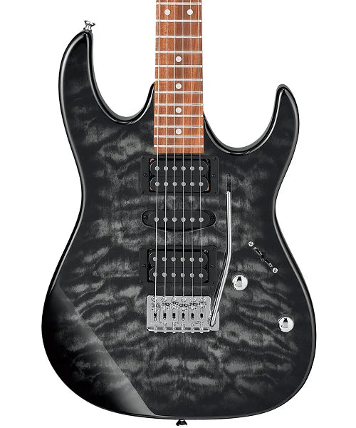 IBANEZ - GRX70QA-TKS - "RX" NEGRA TRANSP SOMBREADO, Guitarra Eléctrica