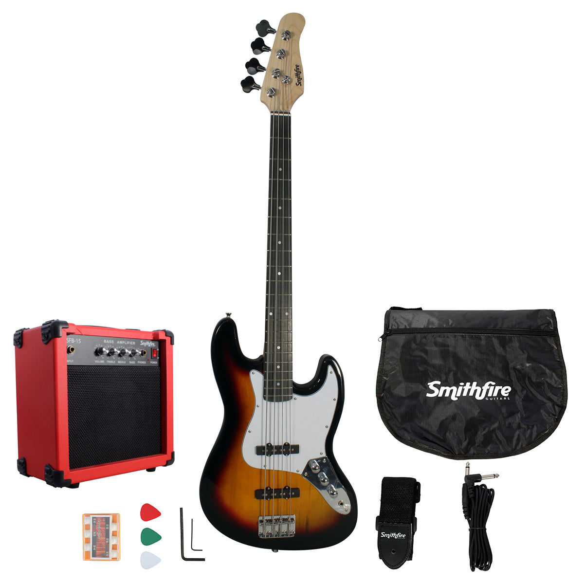 Smithfire Sunburst 404Pack, Bajo Eléctrico