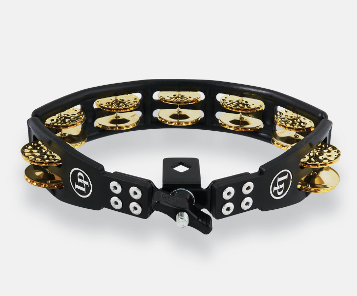 PANDERO LP ''CYCLOPS'', MONTABLE, LATON TROQUELADO NEGRO