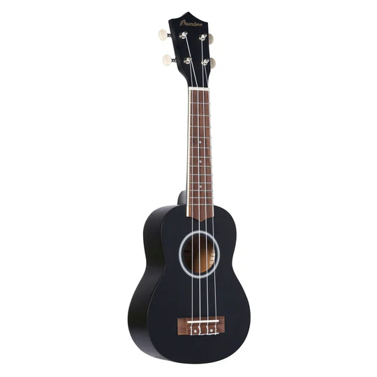 Ukelele Bamboo Soprano Estudio Negro C/Funda