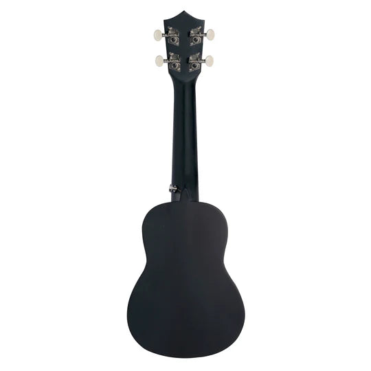 Ukelele Bamboo Soprano Estudio Negro C/Funda