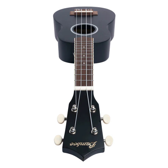 Ukelele Bamboo Soprano Estudio Negro C/Funda