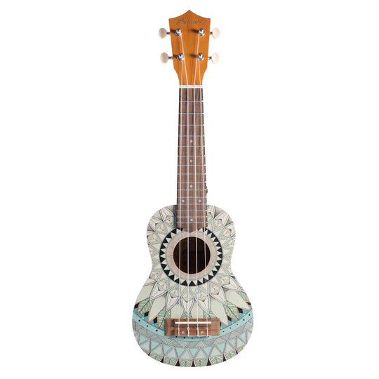 Ukelele Bamboo Soprano Jade U-21-Jade C/Funda