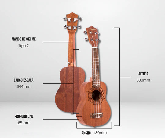 Ukelele Bamboo Kailua Soprano