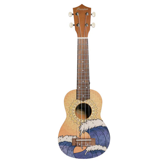 Ukelele Bamboo Wave Soprano C/Funda