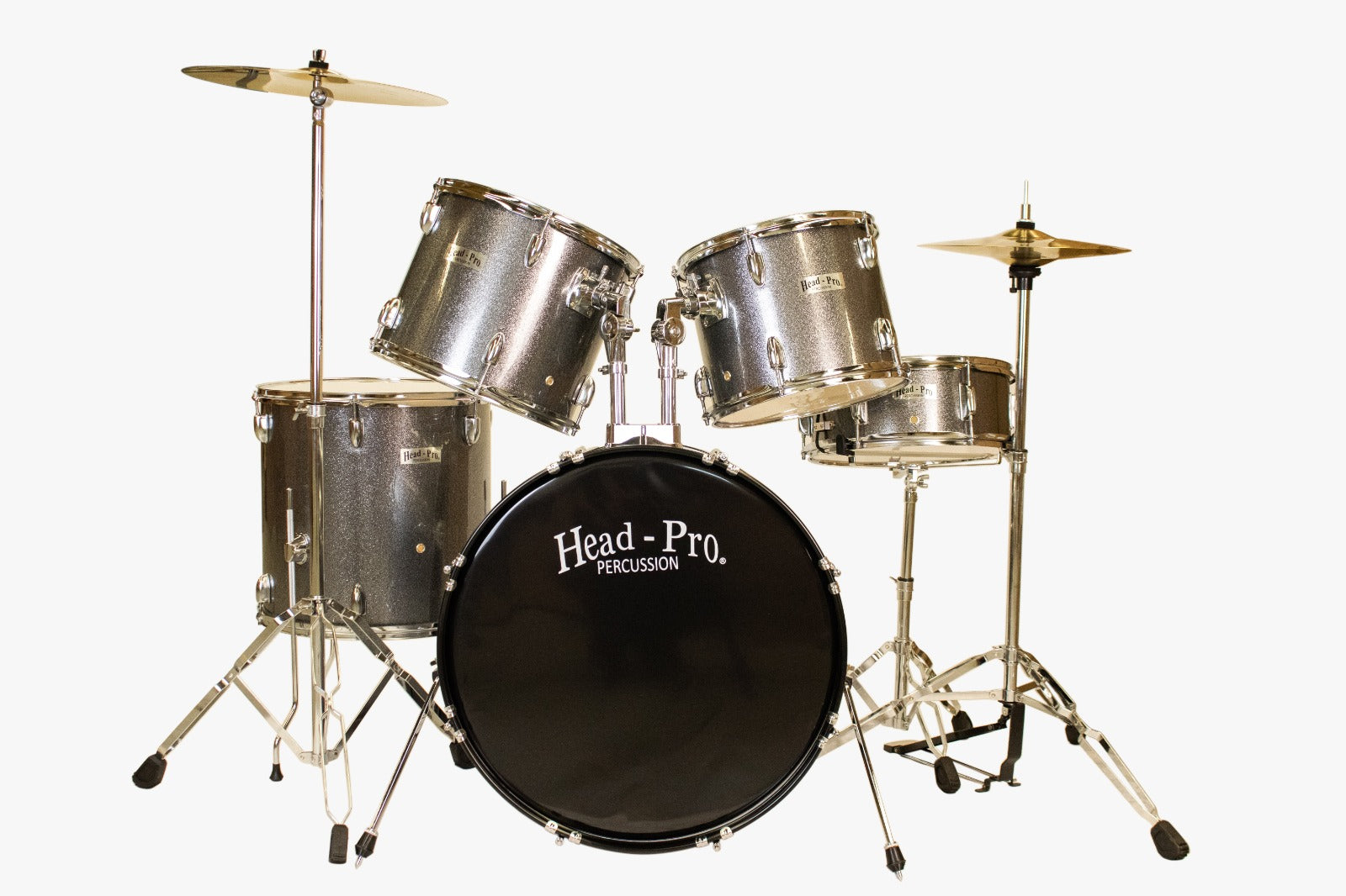 Bateria Head Pro Plata Brillante 5Pz C/Acces